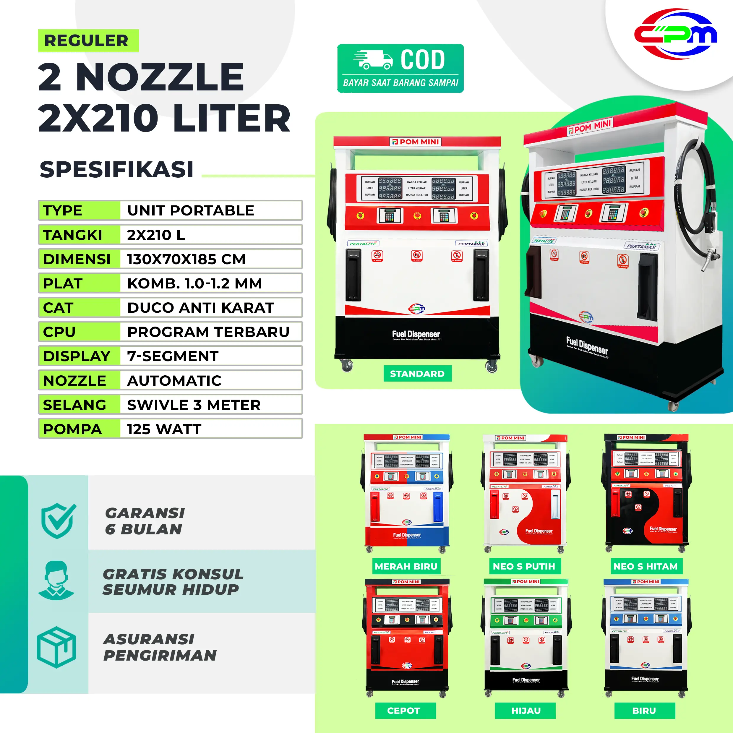 2 Nozzle 2x210