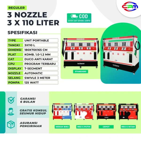 3 Nozzle 3x110 -
